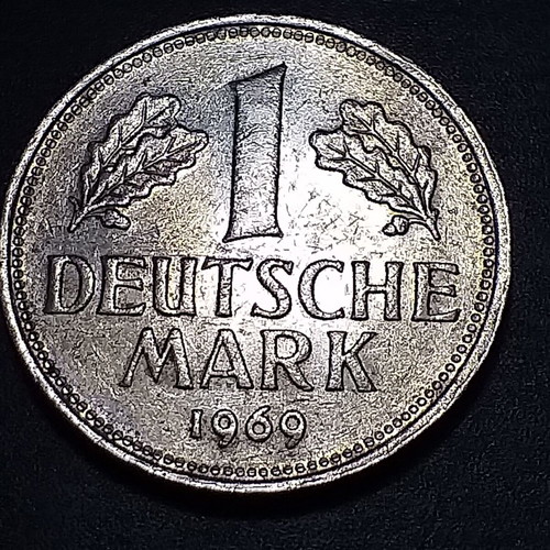 Set of 6 used old coins from Germany and Australia