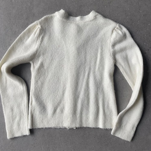 Girls' cardigan Marks & Spencer like new, size 110, white with sequins