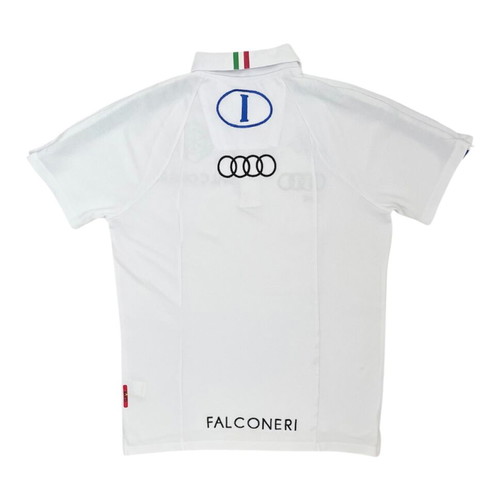 Kappa x FISI Audi men's polo shirt like new, white and blue, size L