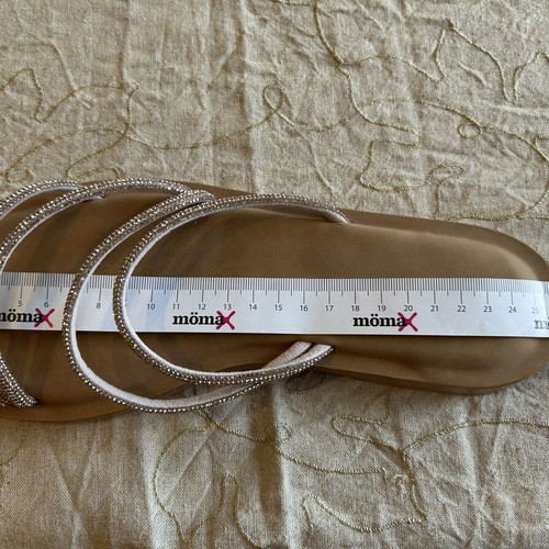 LC Waikiki women's slippers with fine straps and sparkling stones, new, size 40