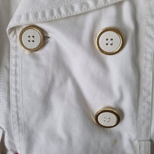 Zara off white trench coat with belt size L used