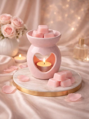 Ceramic Melt the moments aroma diffuser new with romantic heart design