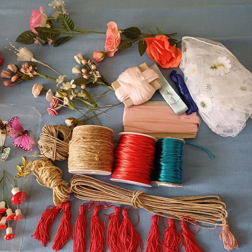 Craft and Sewing Supplies new, assorted lot in large box