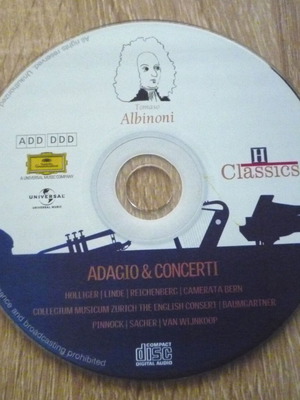 Adagio & Concerti Albinoni CD used, classical