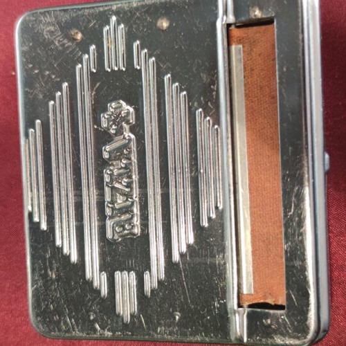 Rizla device and gas lighter like new, matte inox