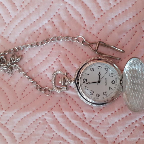 Pocket watch, silver, men's