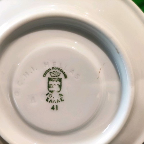 Xenia 1968 plates used, Ionia Hellas ceramics no 38 & 62, set of 3