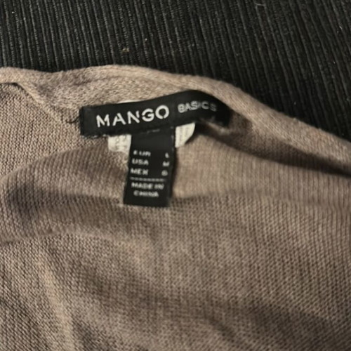 Mango Basics asymmetrical cardigan beige like new, size L