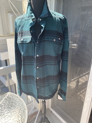 Dickies shirt new, size L, black and green