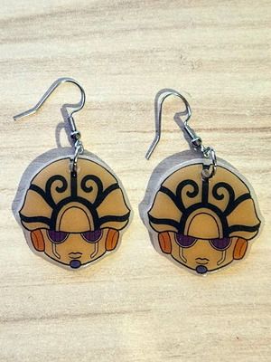 JoJo's Bizarre Adventure Gold Experience earrings set made to order