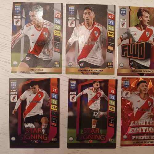 Adrenalyn XL 2025 Panini River Plate Cards like new