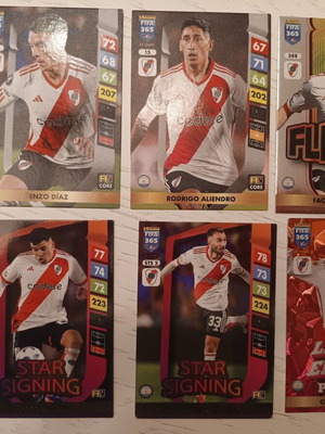 Adrenalyn XL 2025 Panini River Plate Cards like new
