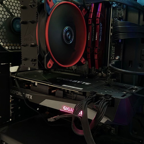 Gaming PC RTX 3060 Ti i5-10600K 16GB RAM Z490 SSD like new