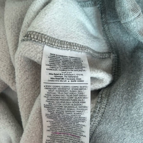 Nike men's grey hoodie size M like new