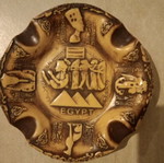 Decorative ashtray with Egypt theme new