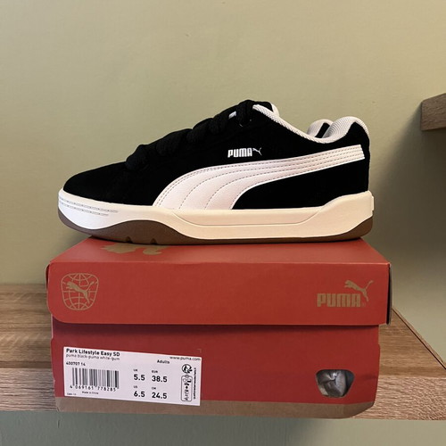 Puma sneakers new size 38.5 black and white