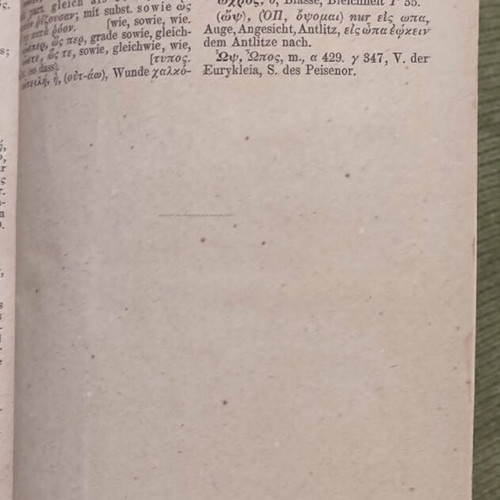Homer Iliad 1866 edition like new, Greek text with German commentary
