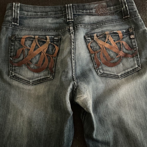 Rock and Republic men's jeans used, size 33 waist 34 leg, blue