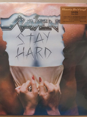 Raven Stay Hard LP translucent yellow vinyl new, metal
