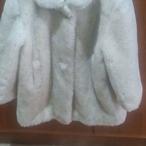 Robi Moto Fan No. 5 children's fur coat like new, beige