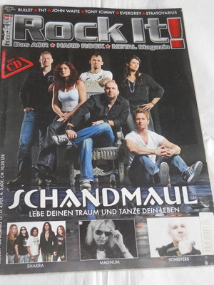 Rock It! Nr. 62 German hard rock metal magazine used without CD