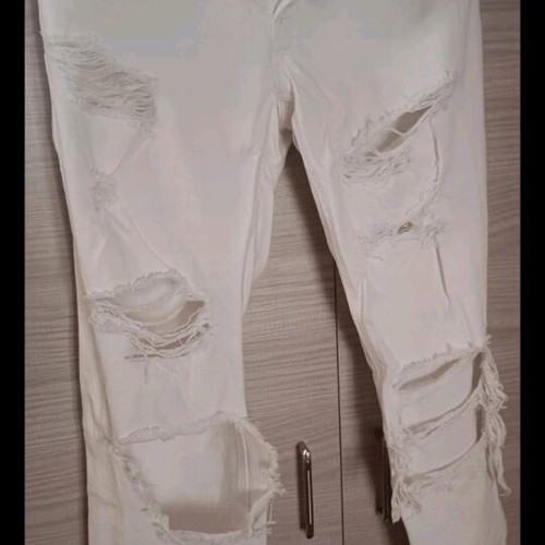 American Eagle jeans used, white, size XXXS