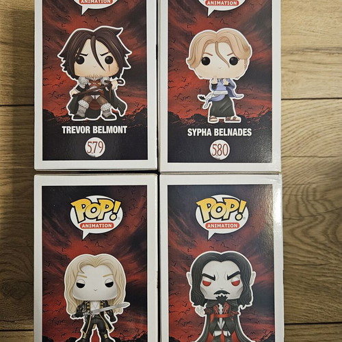 Castlevania Funko Pops bundle of four like new with boxes