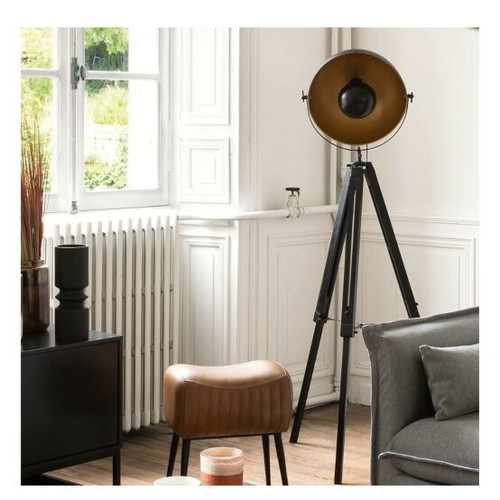Atmosphera Lahti Vintage Floor Lamp like new, black, E27 socket