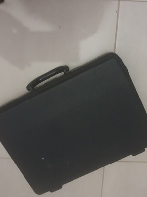 Samsonite Briefcase used, hard-shell 47x37x11 cm, black