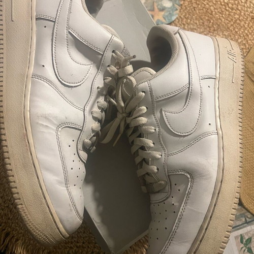 Nike Air Force 1 used athletic shoes 47.5, 31cm white