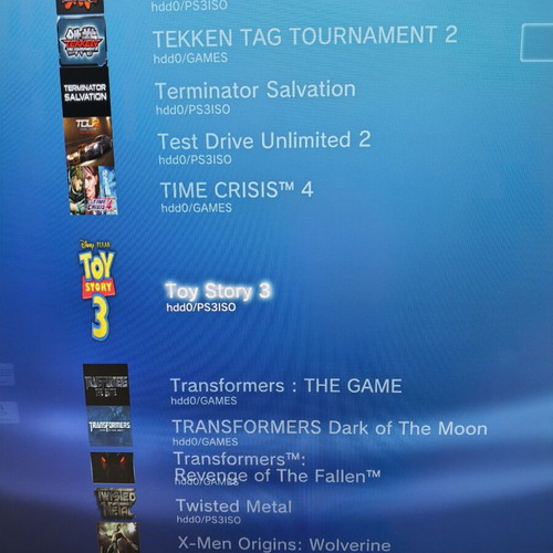 PlayStation 3 super slim console 1TB with preinstalled games
