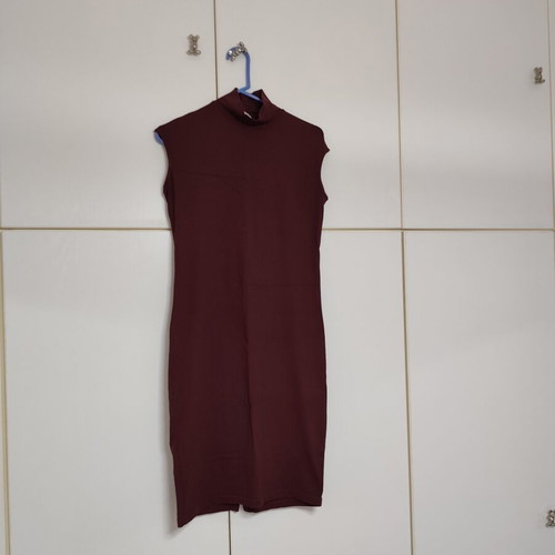 Celestino sleeveless dress, burgundy, size Large