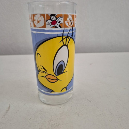 Tweety Looney Tunes Glass by Luminarc new, collectible