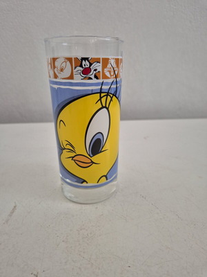 Tweety Looney Tunes Glass by Luminarc new, collectible