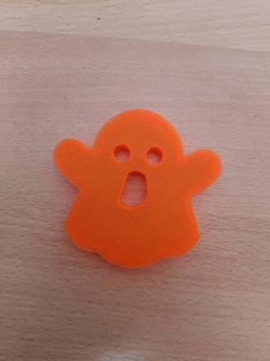 Halloween ghost cookie cutter new 3d printed orange