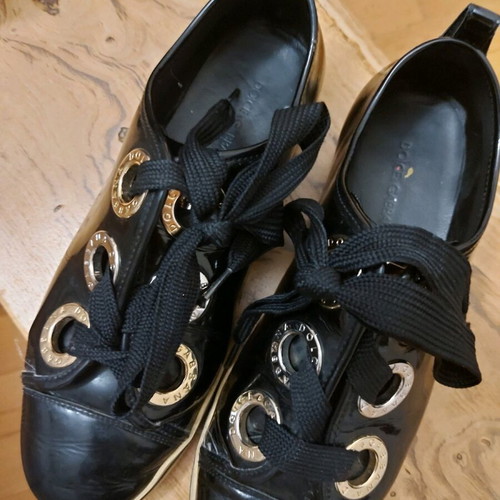 Dolce & Gabbana vintage athletic shoes size 38.5 like new, black