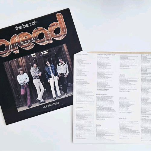 Bread The Best Of Bread Volume Two vinyl like new 1974 UK pressing