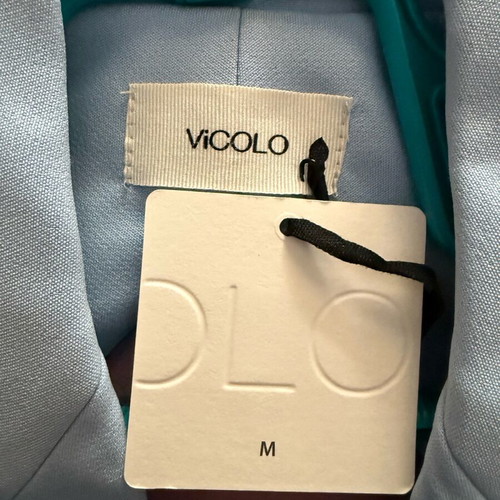Vicolo cut out blazer new baby blue