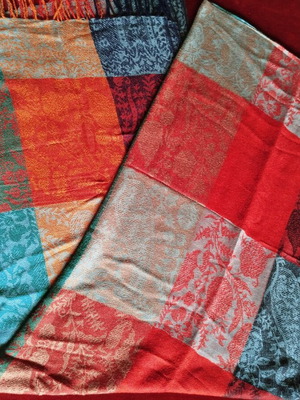 Ethnic scarf like new, multicolored, from Istanbul