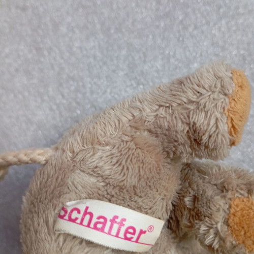 Schaffer plush elephant keychain like new, collectible and soft