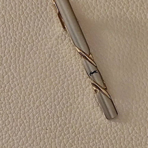 Yves Saint Laurent vintage tie pin in 2 colors, like new