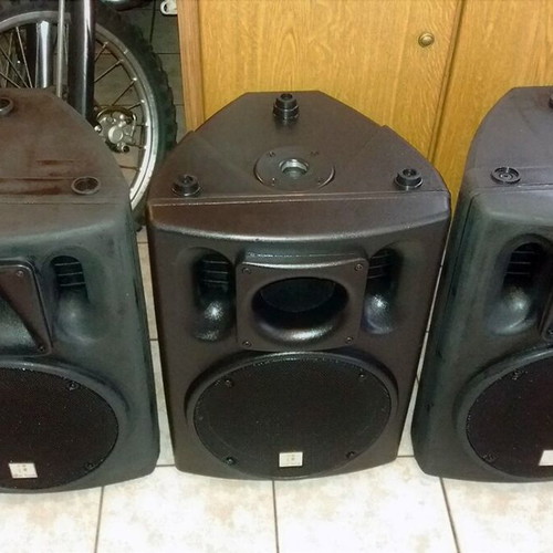 The Box professional powered speakers used 1600Watts