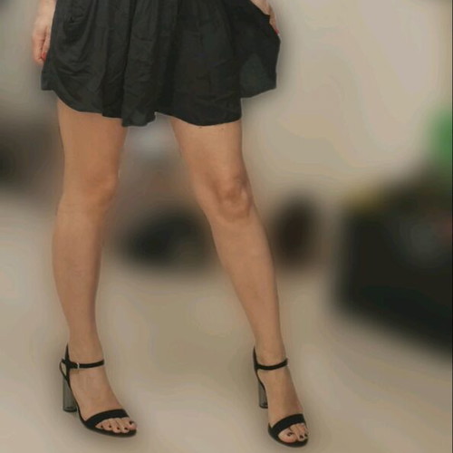 Zara zip culotte used black size M 38 10 short