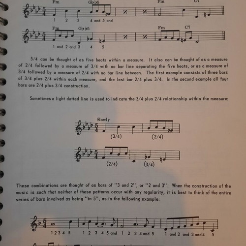 Old Music Book used, guitar lessons and instructions
