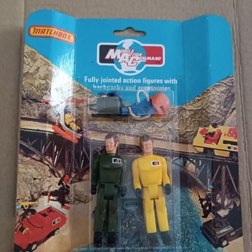 Matchbox Mobile Action Command MAC figures new