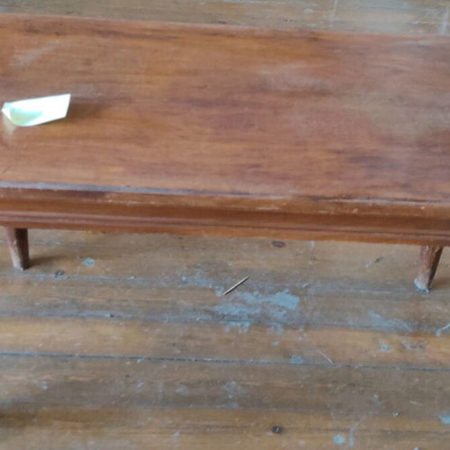 Vintage wooden coffee table mid-century