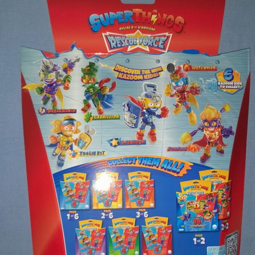 Superthings Rescue Force set with 10 figures, new
