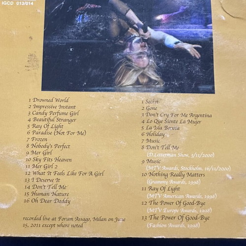 Madonna Drowned World Tour & The Interviews CDs used, pop