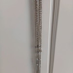 Chain necklace like new, gray