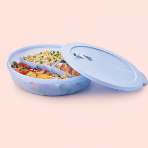 Tupperware Crystal Wave with compartments 1.4L new